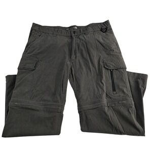 BC Clothing XXL 30 Convertible Cargo Pants Hiking Travel Outdoor Zip‎ Off Shorts